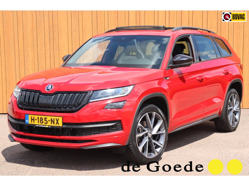 Skoda Kodiaq 1.5 TSI Sportline Business Org.NL trekhaak metallic schuifdak 20"lm camera el.klep
