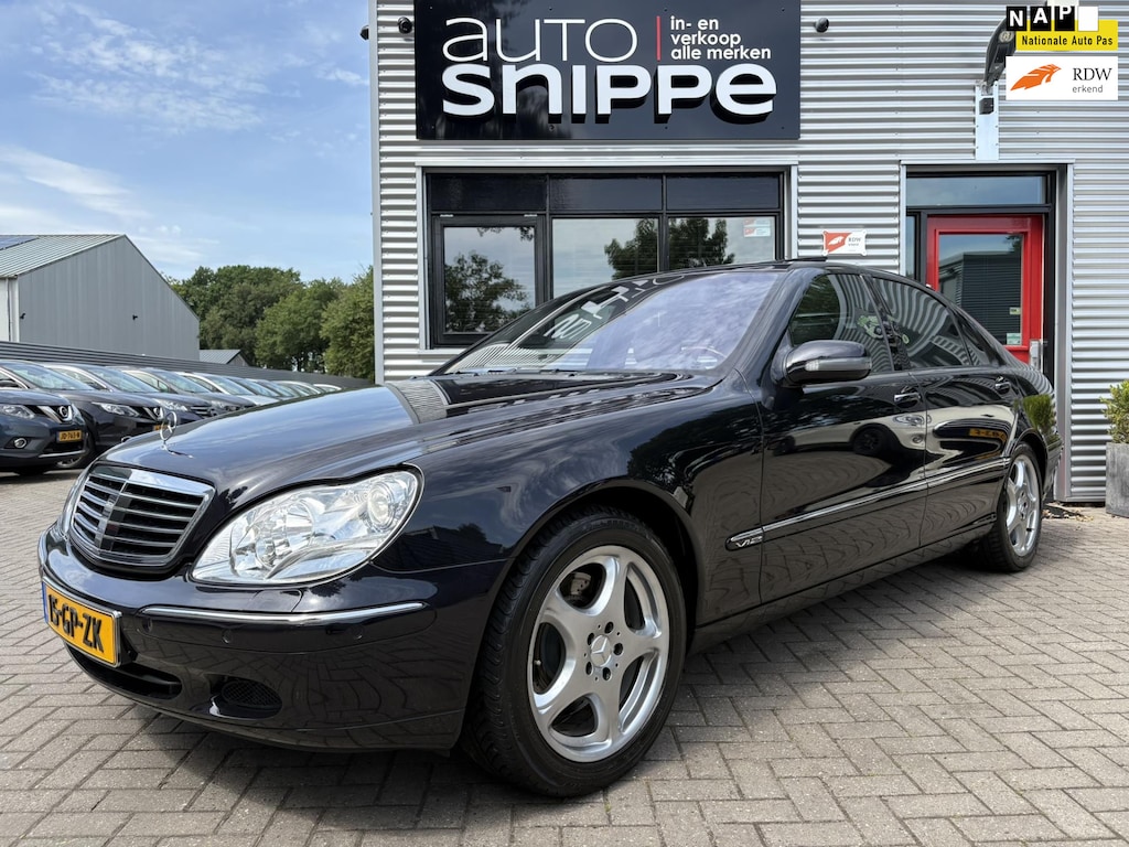 Mercedes-Benz S-klasse 600 Lang V12 -UNIEK!-ORIGINEEL NEDERLANDS!-ADAPTIVE CRUISECONTROL-SOFTCLOSE-OPEN DAK-BOSE-ELEK. STOELEN-ETC