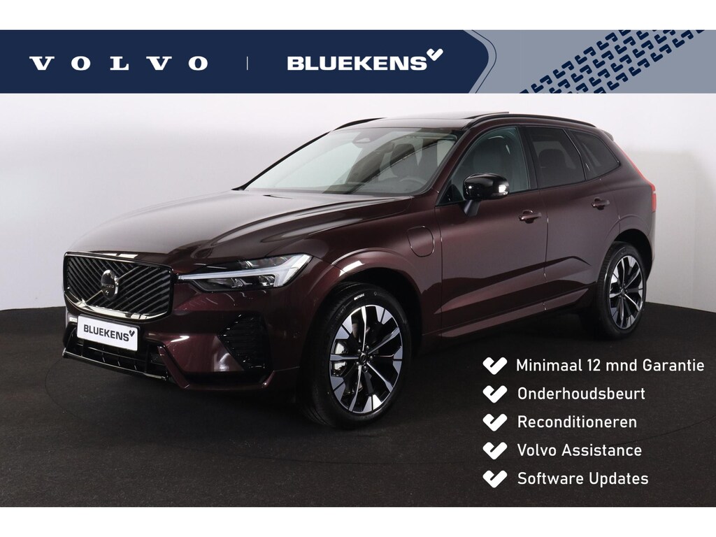 Volvo XC60 T8 Recharge AWD Ultra Dark - Panorama/schuifdak - IntelliSafe Assist & Surround - 360º Camera - Harman/Kardon audio - Adaptieve LED koplampen - Verwarmde voorstoelen, stuur & achterbank - Parkeersensoren voor & achter - Elektr. bedienb. voorstoelen met geheugen - Head up display - Draadloze tel. lader - Extra getint glas - 20' LMV