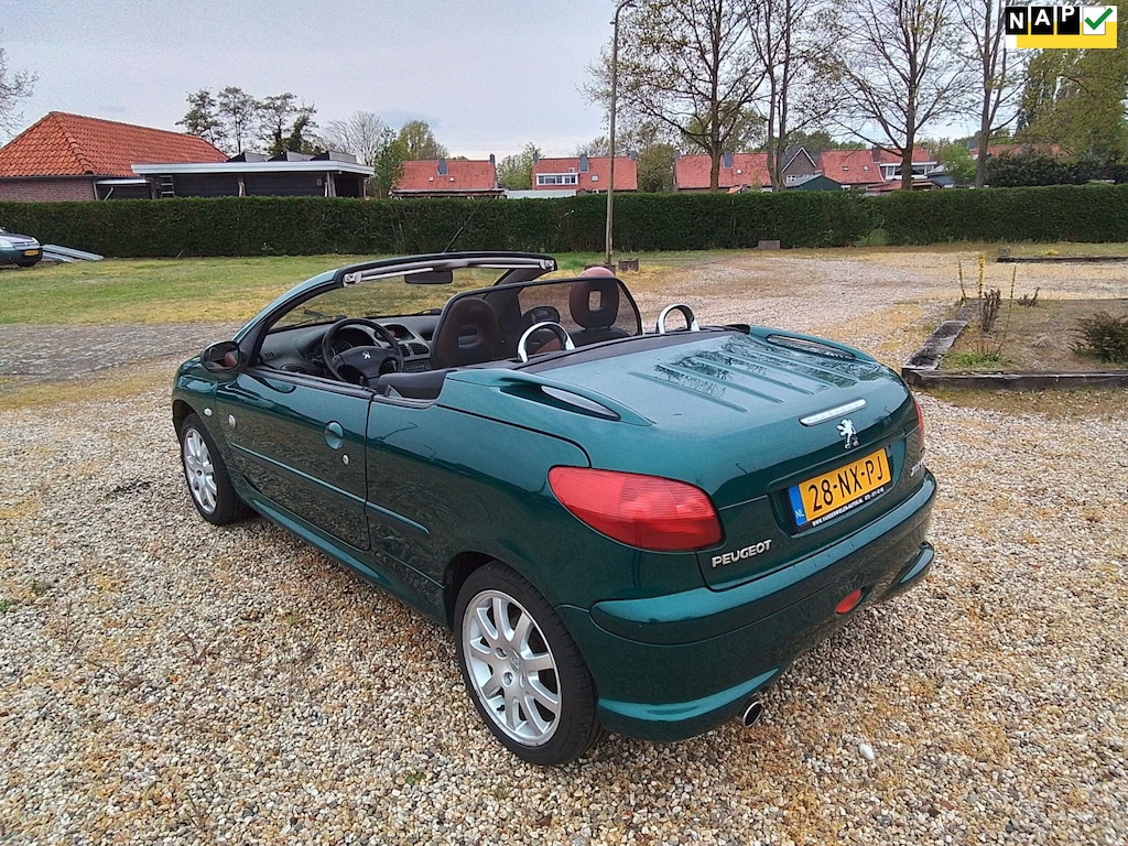 Peugeot 206 CC 2.0-16V AIRCO ECC LMV LEERBEKLEDING ZEER LUX,s