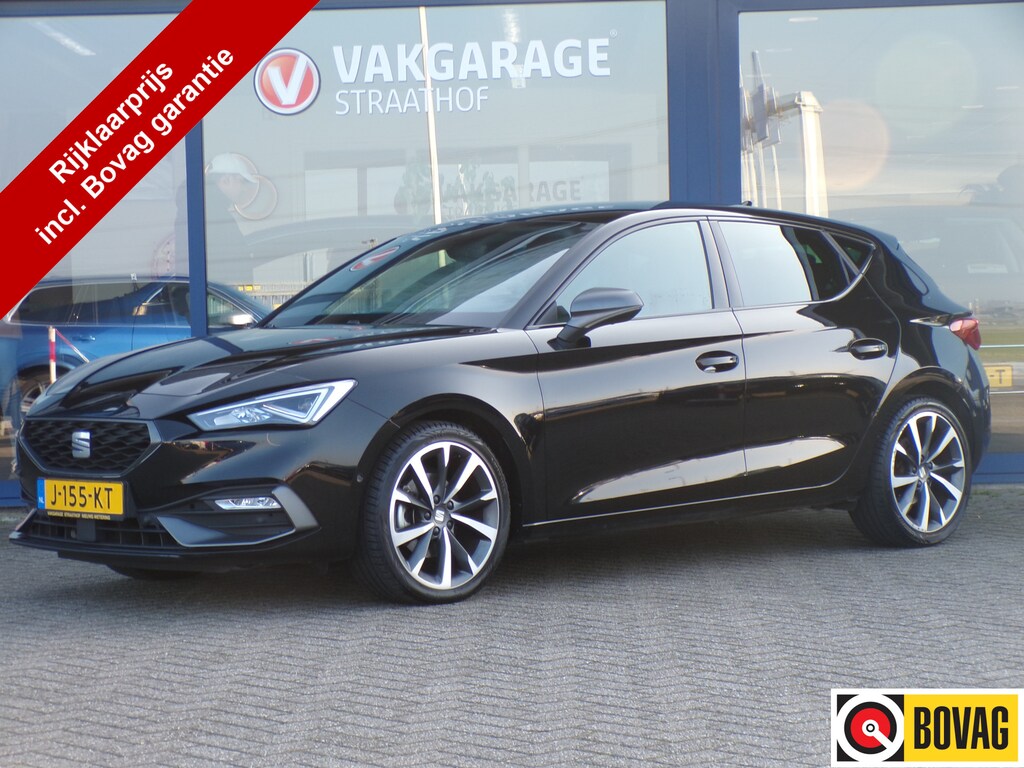 SEAT Leon 1.5 eTSI FR Launch Edition 150 PK, Automaat / Carplay + Android Auto / Full LED / Virtual Cockpit / 18' Sportvelgen