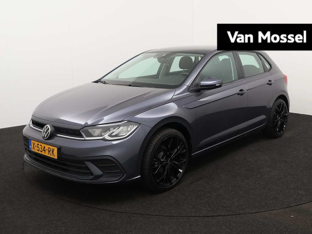 Volkswagen Polo 1.0 TSI Life 95PK | Demo | Navigatie | Parkeersensoren | Inklapbare spiegels | App Connect | Adaptive Cruise Control | 18 inch zwart