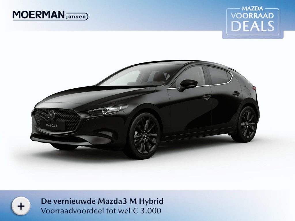 Mazda 3 2.5 e-SkyActiv-G M Hybrid 140 Homura / Jet Black