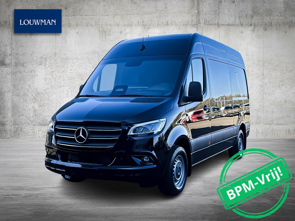 Mercedes-Benz Sprinter BPM VRIJ - 319CDI 190PK Automaat L2H2 RWD SELECT | BPM Vrij | Geveerde stoel | Alarm klasse 3 SCM |