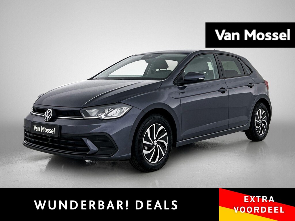 Volkswagen Polo 1.0 TSI Life Edition 95 PK | Navigatie | Camera | Apple Carplay draadloos | Android Auto draadloos | Climate Control | Digital Cockpit | Adaptive Cruise Control | LED koplampen | Ruiten getint | Telefoon draadloos laden |