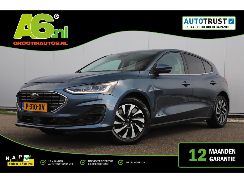 Ford Focus 1.0 EcoBoost Hybrid Titanium Style Winter Pack Keyless Navigatie Achteruitrijcamera Carplay Android Clima Stuur & Stoelverwarming All season banden!