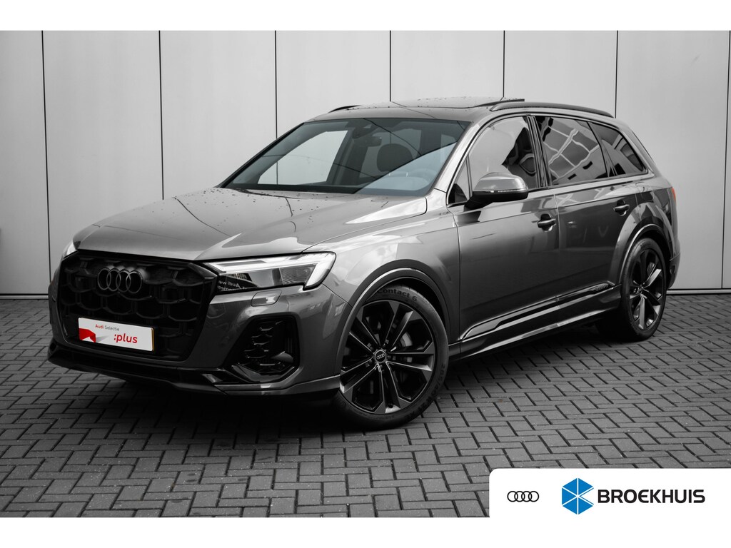 Audi Q7 55 TFSI e quattro Pro Line S 394PK | | Leder valcona met S-logo | Panoramadak | Achterbank plus | Privacy glas | Stuurverwarming