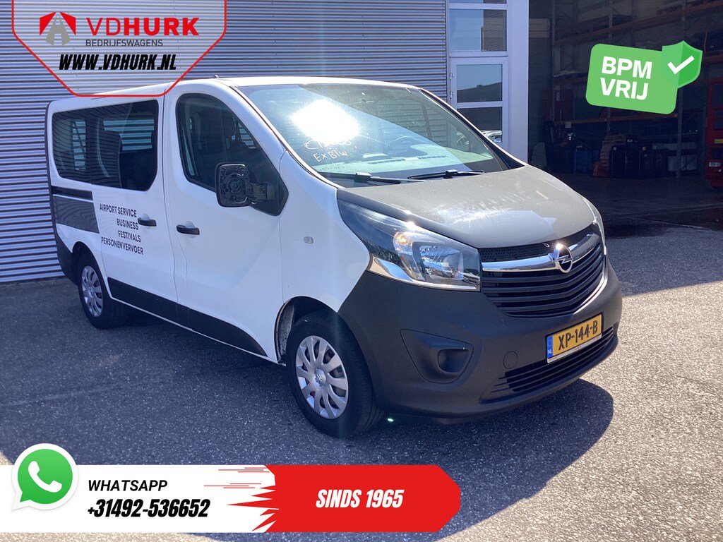 Opel Vivaro Combi 1.6 CDTI EURO6 EXPORT € 13.000,- Incl. BTW/BPM VRIJ Combi/ Kombi/ 9 Pers./ 9 Persoons/ Airco