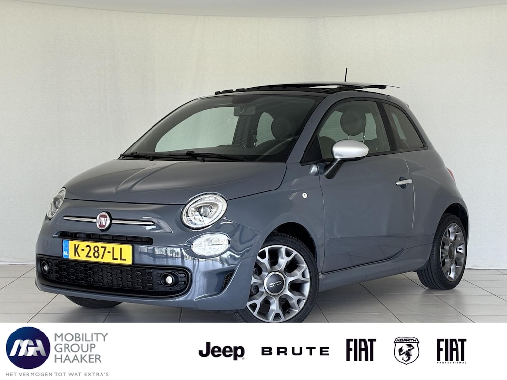 Fiat 500 1.0 Hybrid Rockstar | Apple-Android | Schuif-Kanteldak | Parkeersensoren | Climate Control