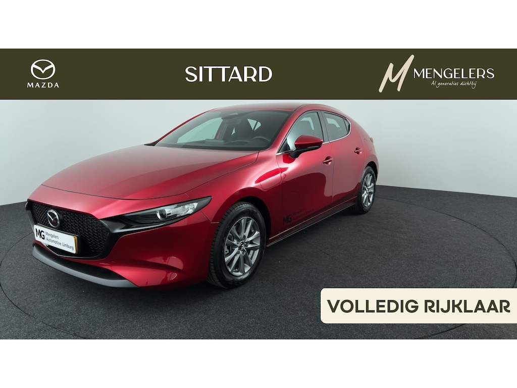 Mazda 3 2.5 e-SkyActiv-G M Hybrid 140 Prime-line Automaat | Rijklaar | Navigatie | Sensoren achter | Achteruitrijcamera