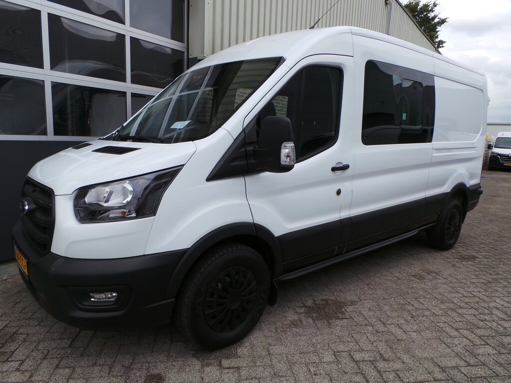 Ford Transit 350 2.0 TDCI 130pk 7 persoons L3H2 DC Airco,Cruise,Pdc,Enz