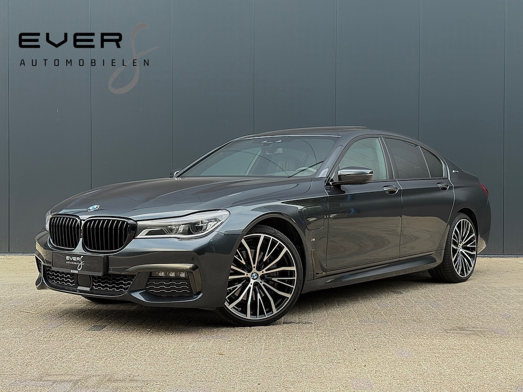 BMW 7-Serie 740e, 326PK, ACC, M-Sport, Dak, Harman/Kardon, Massage, 360*/Cam, Luchtvering, Head/Up, Soft/Close, Nappa/Leder, 21'