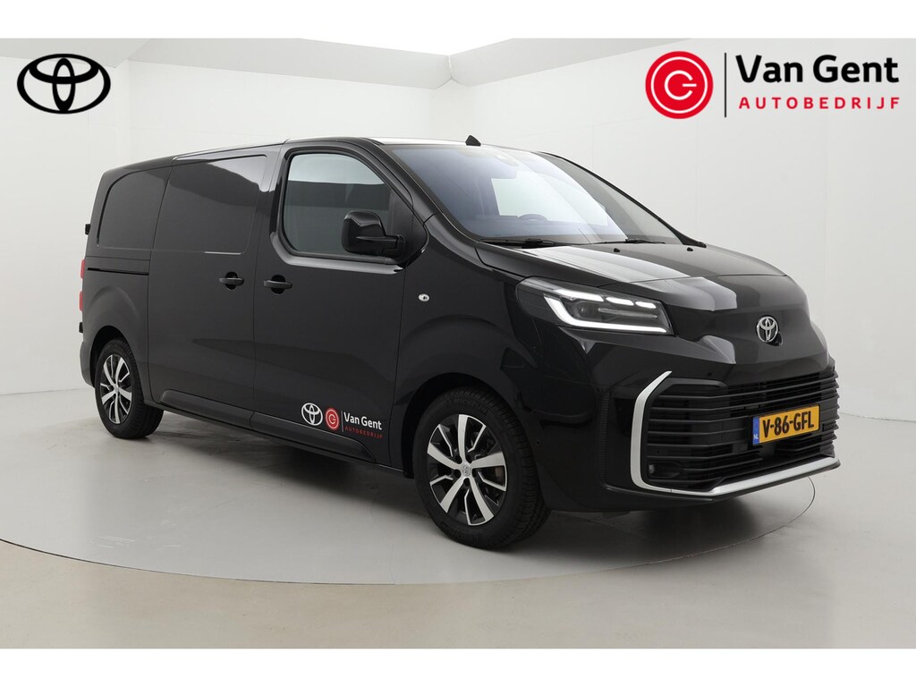 Toyota PROACE Electric Worker Professional Extra Range L1 75 kWh | Navigatie | Dodehoek detectie | LED koplampen | Parkeersensoren voor/achter | Keyless | Adaptive Cruise | Clima | Stoelverwarming | 3-zits | 17 inch