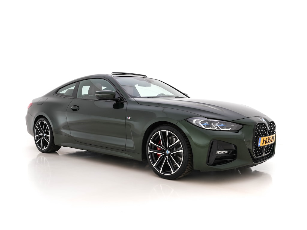 BMW 4-Serie Coupé 420i ( new-modell ) M-Sport-Pack High Executive (INCL-BTW) Aut.*PANO | LASER-LED | LEATHER | DIGI-COCKPIT | CAMERA | HIFI-SOUND | HEATED-SPORTSEATS | NAVI-FULLMAP | AMBIENT-LIGHT | ECC | CARPLAY | PDC | CRUISE | 19''ALU *