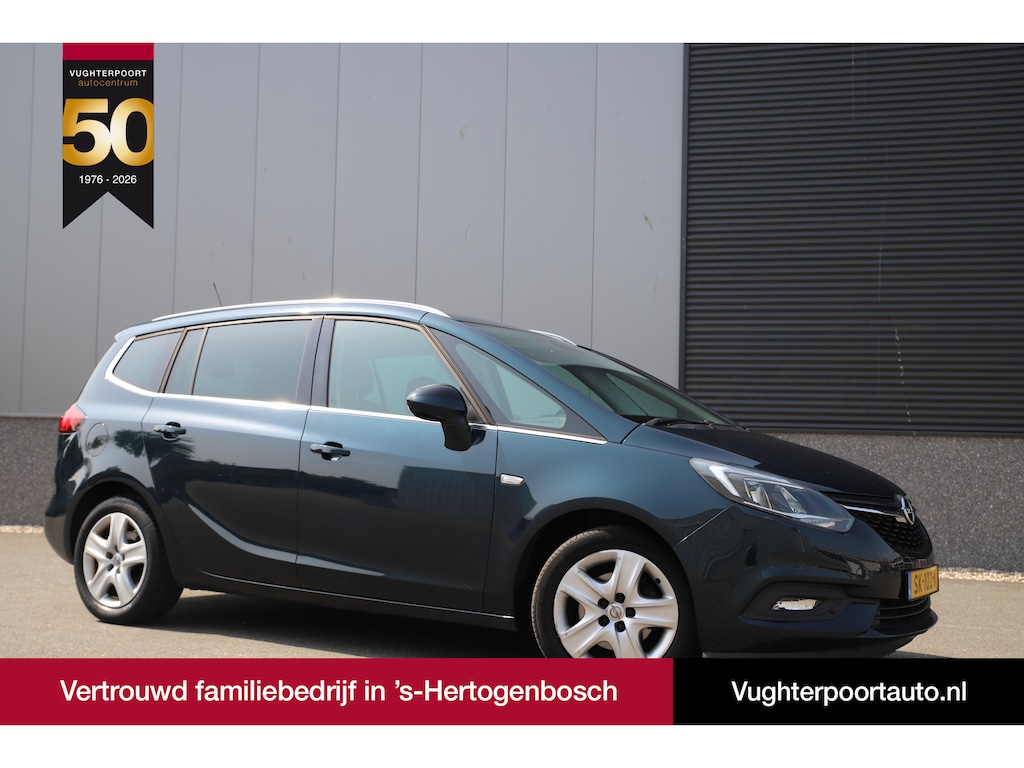 Opel Zafira 1.4 Turbo/120pk/7-persoons/Cruise/Carplay/Emerald Green/PDC/Led