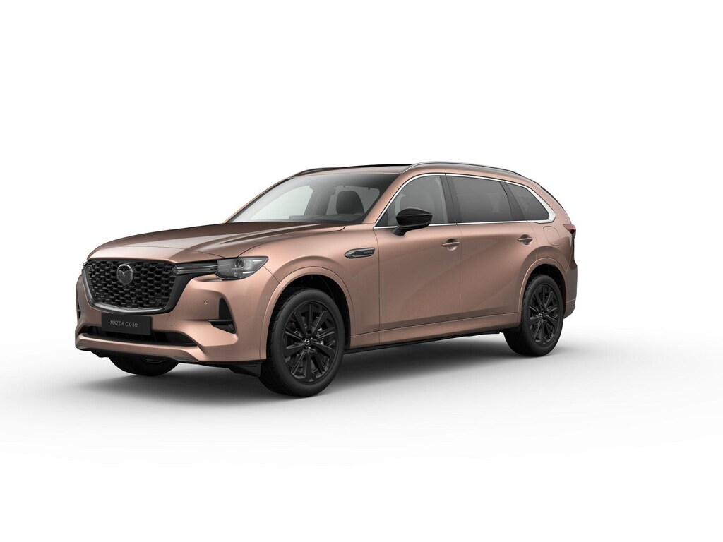 Mazda CX-80 2.5 e-SkyActiv PHEV Homura Plus / Melting Copper / Zwart Nappa leder