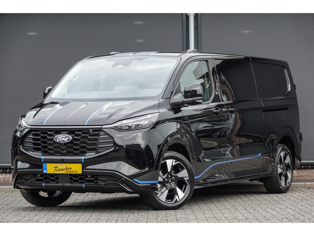 Ford Transit Custom L2H1 2.5 PHEV 233Pk | Sport | Plug In Hybrid | B&O Sound | 360° Camera | 2x schuifdeur | Trekhaak | 19'' Agate Black