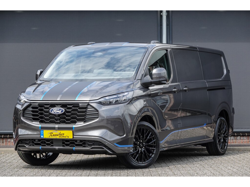 Ford Transit Custom L2H1 2.5 PHEV 233Pk | Sport | Plug In Hybrid | B&O Sound | 360° Camera | 2x schuifdeur | Trekhaak | 20'' Magnetic Grey