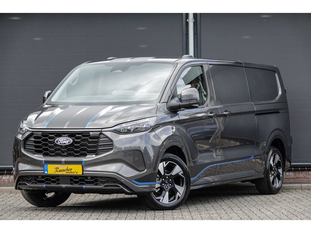 Ford Transit Custom L2H1 2.5 PHEV 233Pk | Sport | Plug In Hybrid | B&O Sound | 360° Camera | 2x schuifdeur | Trekhaak | 19'' Magnetic Grey