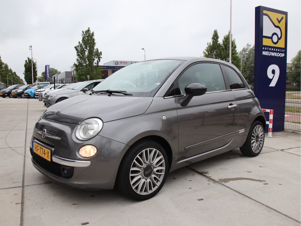 Fiat 500 0.9 TwinAir Lounge Panodak, Leder, Clima, NL auto Zomeractie!!!