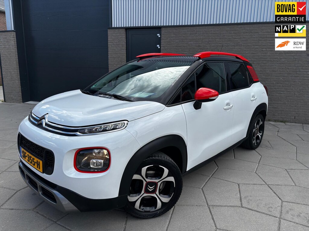 Citroën C3 Aircross 1.2 PureTech S&S Shine| GROOT scherm|Trekhaak|Dakrail s|Reserve-wiel