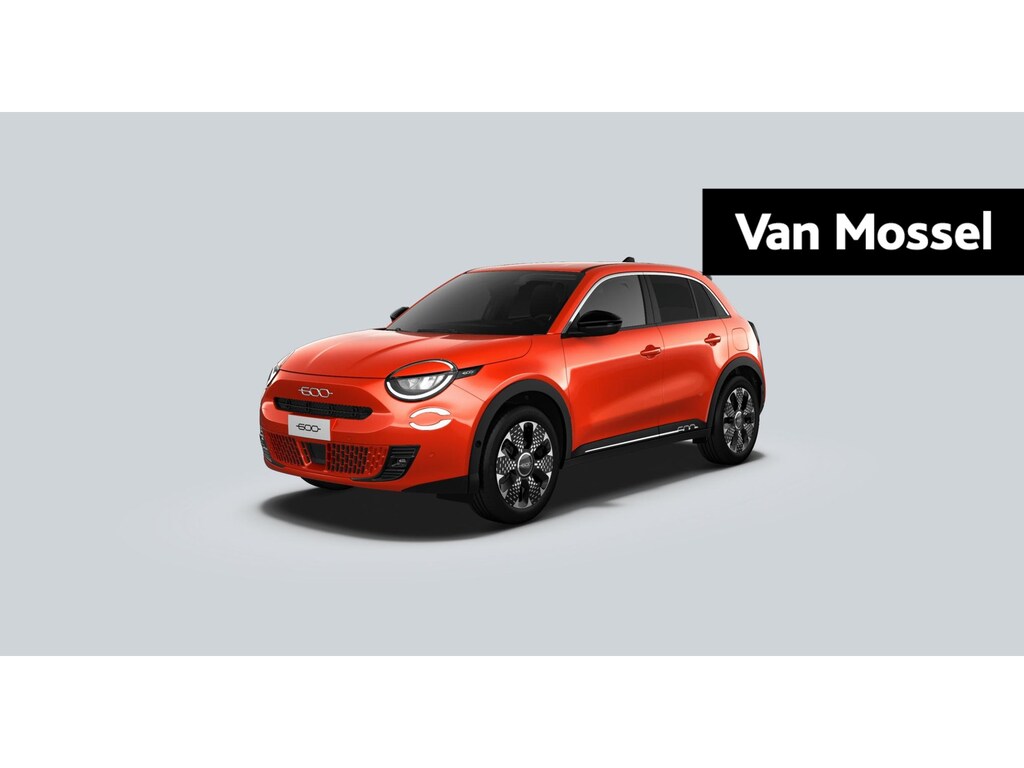 Fiat 600 1.2 Hybrid La Prima | Te Bestellen | Tot 8 Jaar Fabrieksgarantie | Lederen Bekleding | 18'' LM. Velgen | Camera | Blind Spot |