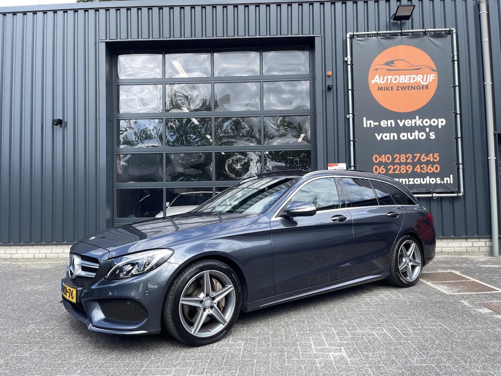 Mercedes-Benz C-klasse Estate 250 AMG|PANORAMADAK|LUCHTVERING|TREKHAAK|CAMERA|LED KOPLAMPEN|ORIGINEEL NL