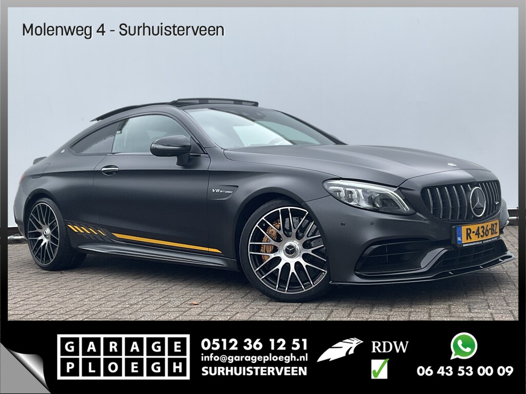 Mercedes-Benz C-klasse Coupé AMG 63 S Final Edition 1 of 499 Keramisch Carbon Orig.NL Designo graphitgrau magno