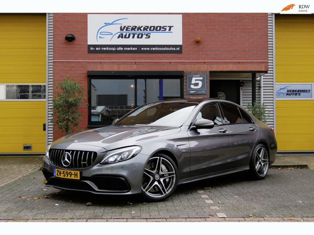 Mercedes-Benz C-klasse AMG 63 S C63S pano. camera. dealer onderhouden
