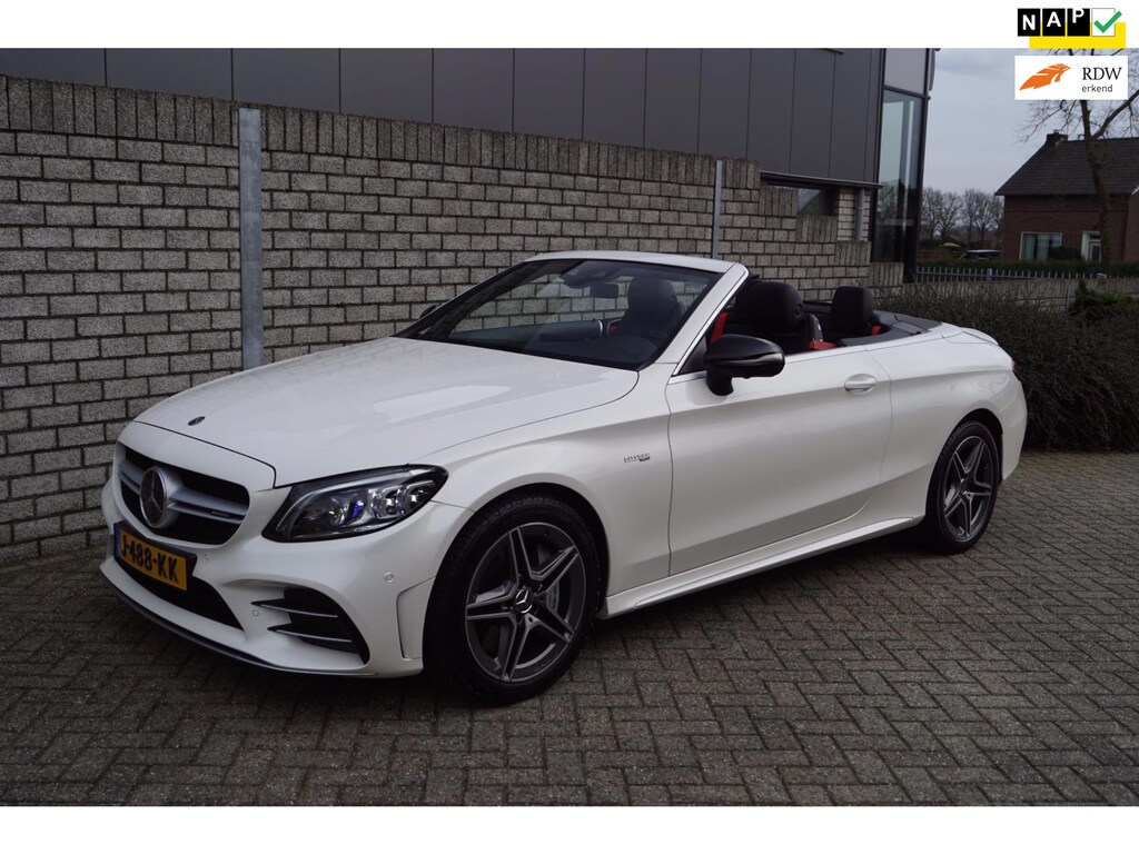 Mercedes-Benz C-klasse Cabrio 43 AMG 4MATIC Autom Leder/Alcantara Navi 360 Camera Adaptieve Cruise Clima 2x PDC LMV ENZ NL Auto.