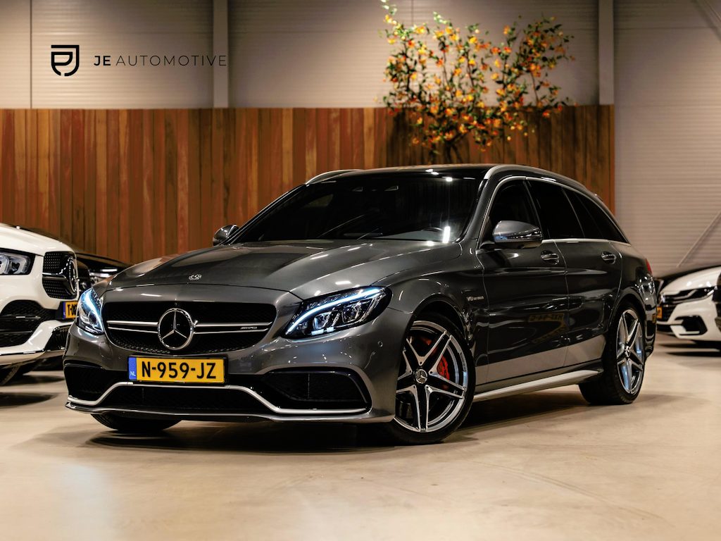 Mercedes-Benz C-klasse Estate AMG C63 S 510PK, Stufe 2, Pano, 360 Camera, Command, Ambiënte Light, Cruise, PDC, Dealer Onderhouden