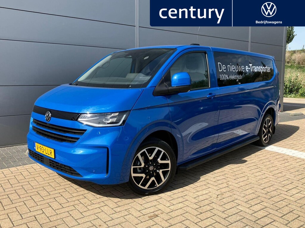 Volkswagen e-Transporter Bedrijfswagens Bestelwagen Style Intro L2 Elektromotor 210 kW (286 pk) 3500 m Betimmering | Sidebar | Glaslook