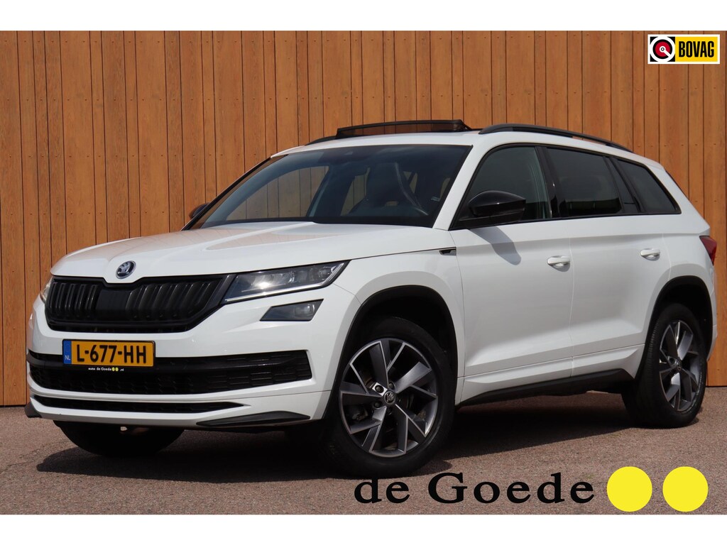 Skoda Kodiaq 1.5 TSI Sportline Business Org.NL schuifdak trekhaak stuur+stoelverw camera canton