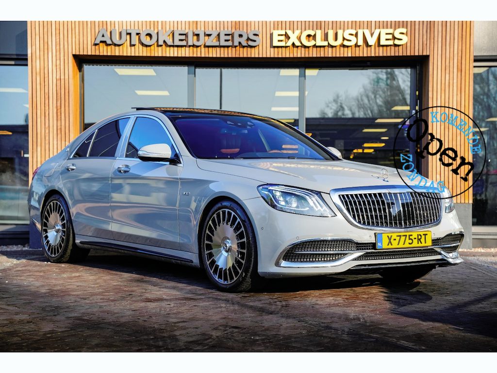 Mercedes-Benz S-klasse 500 4Matic Lang Edition 1 Maybach pakket stoelmassage stoelverwarming stoelventilatie adaptieve cruisecontrol