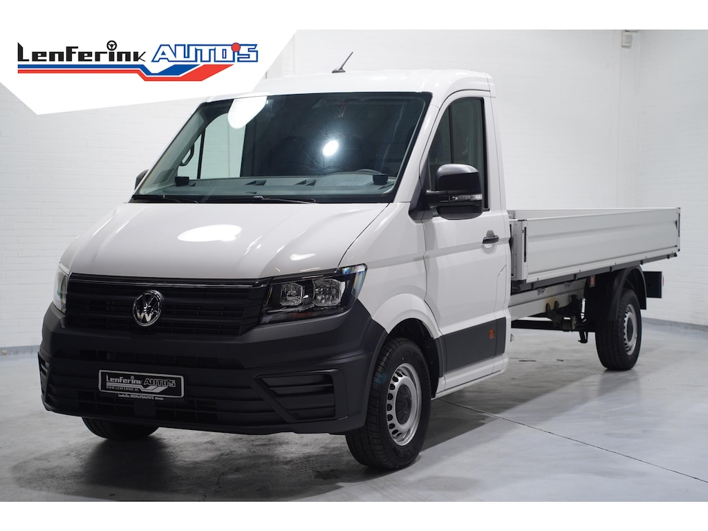 Volkswagen Crafter 2.0 TDI 177 pk L4 Pick Up / Open Laadbak Airco Cruise Control, 3-Zits, LxBxH 430x203x40 cm