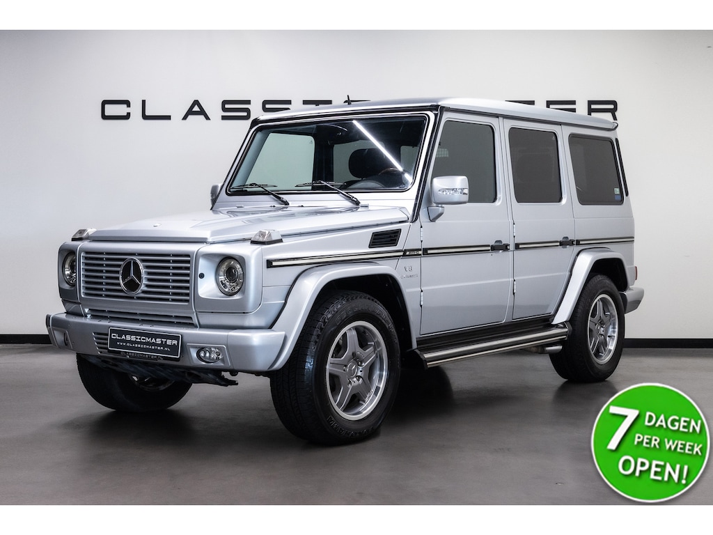 Mercedes-Benz G-klasse AMG 55 Kompressor Lang Btw auto, Fiscale waarde € 22.000,- (€ 45.413,22 Ex B.T.W) DEALER AUTO YOUNGTIMER !