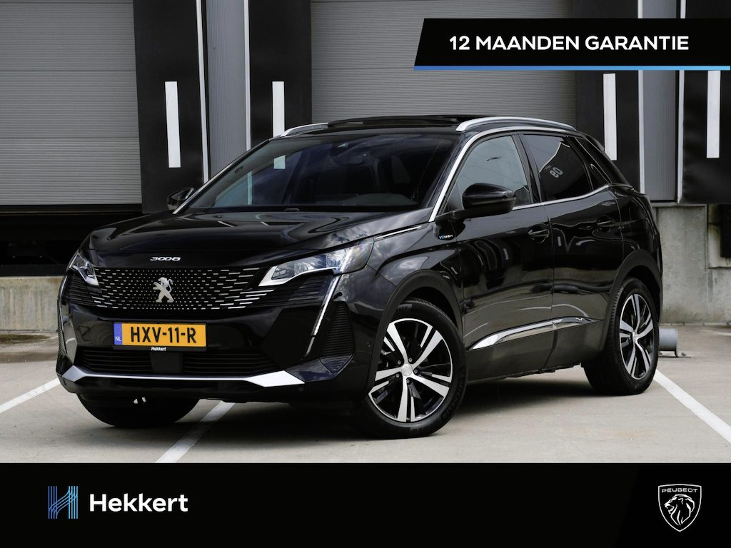 Peugeot 3008 GT 1.6 HYbrid4 300pk Automaat PANO-DAK | 18''LM | ADAP. CRUISE | DODE HOEK | DAB | NAVI | CAMERA