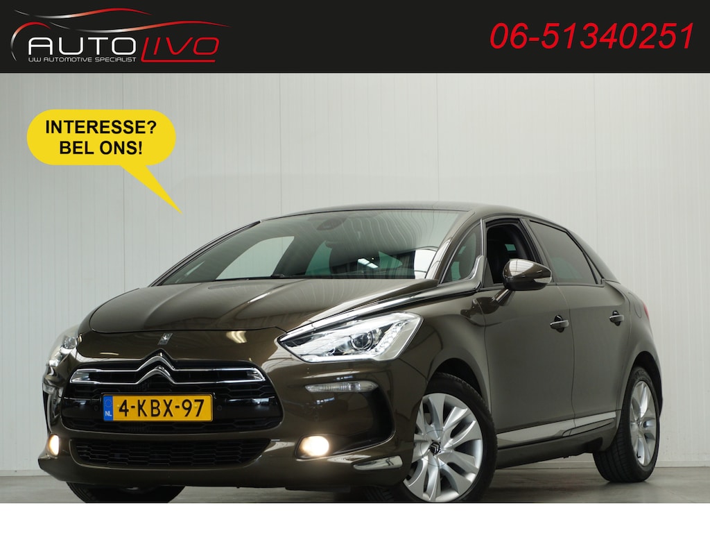 Citroën DS5 1.6 THP Business Executive AUTOMAAT! NL AUTO! NAP! PANO H. LEER CAMERA CLIMA PDC CRUISE etc.