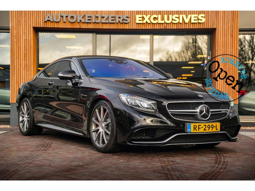 Mercedes-Benz S-klasse Coupé AMG 63 4Matic Burmester Stoelvent. Widescreen 360 Camera Navigatie ACC S63