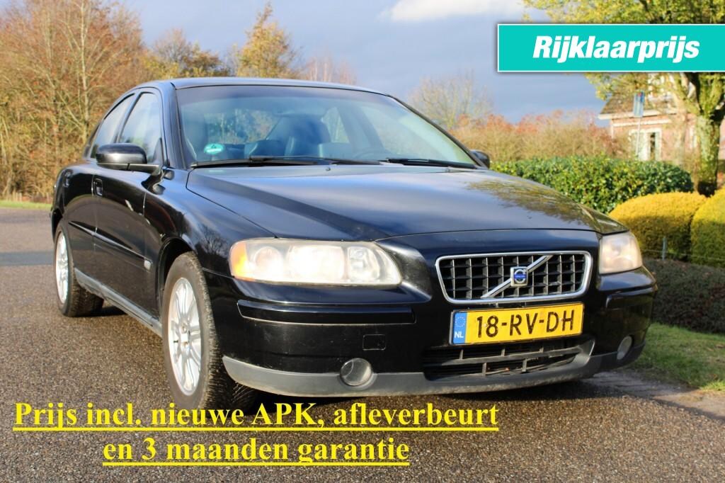 Volvo S60 2.4 140pk Kinetic Chrono ECC/cruise/navi/PDC/half leer/trekhaak