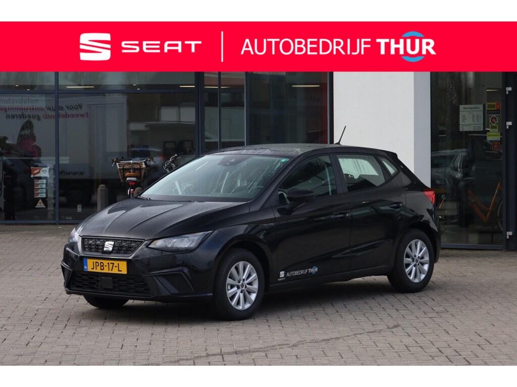 SEAT Ibiza 1.0 EcoTSI Style 95PK / 70kW, Apple Carplay & Android Auto, LED koplampen, cruise control, airco, volledig digitaal instrumentenpaneel (Virtual Cockpit), verkeerstekenherkenning, parkeersensoren achter, rijstrook behoud assistent, 15'' LMV 'Enjoy'