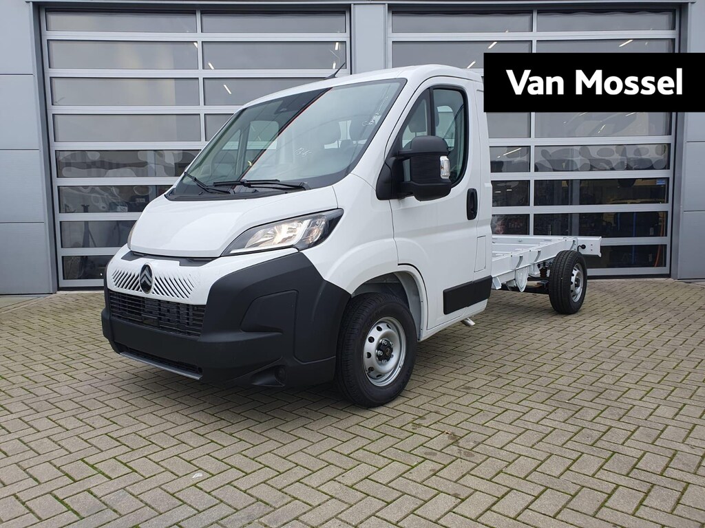 Citroën Jumper 3.5 t 2.2 BLEU hdi 140 PK LENGTE 2 CHASIS-CABINE | 3-Zits | Airco | DAB+ & Bluetooth Radio met Touch Screen | Direct uit Voorraad Leverbaar!