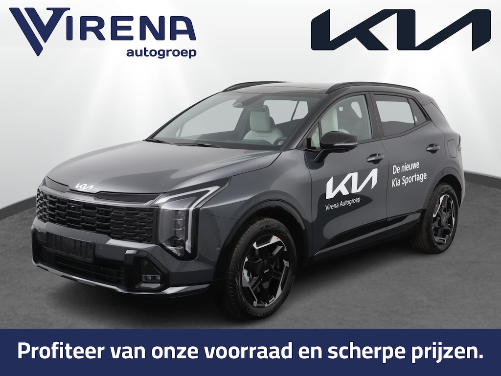Kia Sportage 1.6 T-GDi Hybrid GT-PlusLine - Panorama dak - Navigatie - Stoelverwarming-/ventilatie - 360 Graden Camera - Fabrieksgarantie tot 2032