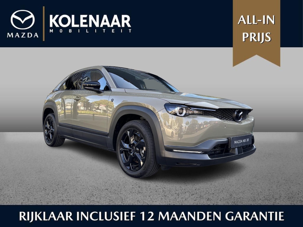 Mazda MX-30 R-EV Nagisa Black Edition 170pk PHEV | SOH 99%| Dealeronderhouden | Navi | Keyless | HUD | ACC | Airco | CarPlay