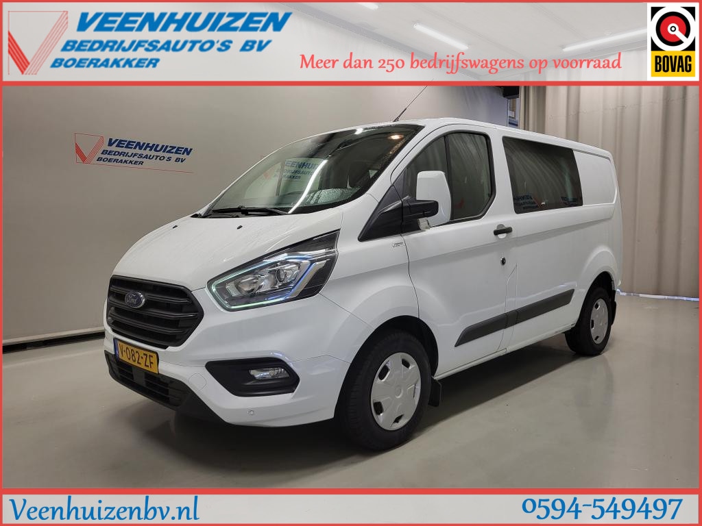 Ford Transit Custom 2.0TDCI Dubbele Cabine Euro 6!