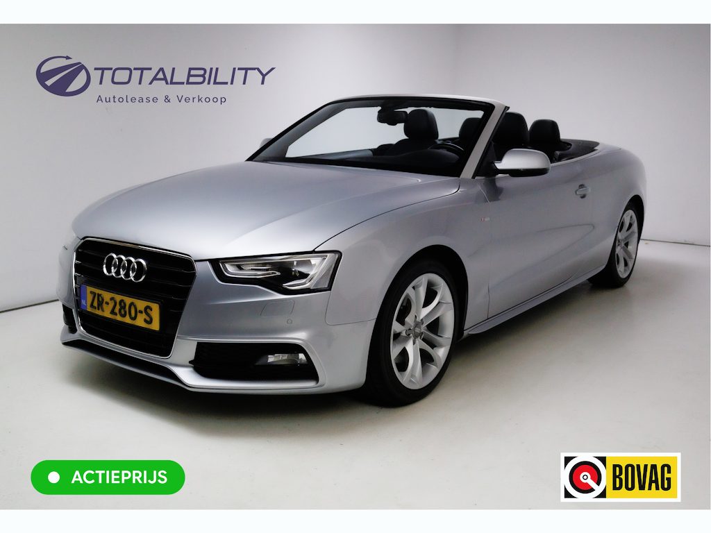 Audi A5 Cabriolet 1.8 TFSI S-Line Sport Edition 170 PK automaat | Elec kap | Afn. trekhaak | Stoelverwarming | Nekverwarming, Navigatie, DAB