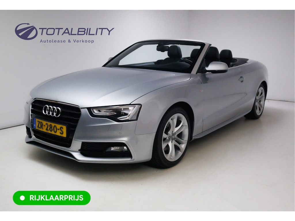 Audi A5 Cabriolet 1.8 TFSI S-Line Sport Edition 170 PK automaat | Elec kap | Afn. trekhaak | Stoelverwarming | Nekverwarming, Navigatie, DAB