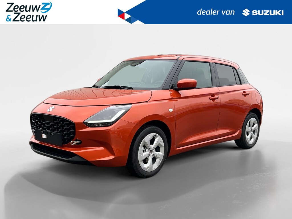 Suzuki Swift 1.2 Select Smart Hybrid | Actiekorting €2200,- | Private Lease vanaf €299,- p/m | Beperkte Voorraad  | 6 speakers | Lederen stuurwiel | Stoelverwarming |