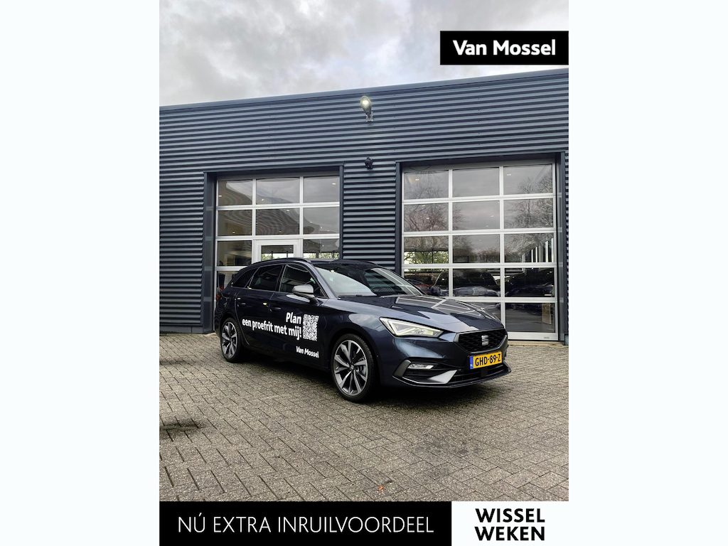SEAT Leon Sportstourer 1.5 TSI FR Business Intense 150 PK | LED Koplampen | Navigatie | Achteruitrijcamera | Virtual Cockpit | Adaptive Cruise Control | Climate Control | Parkeersensoren | Lichtmetalen velgen | Direct leverbaar! |