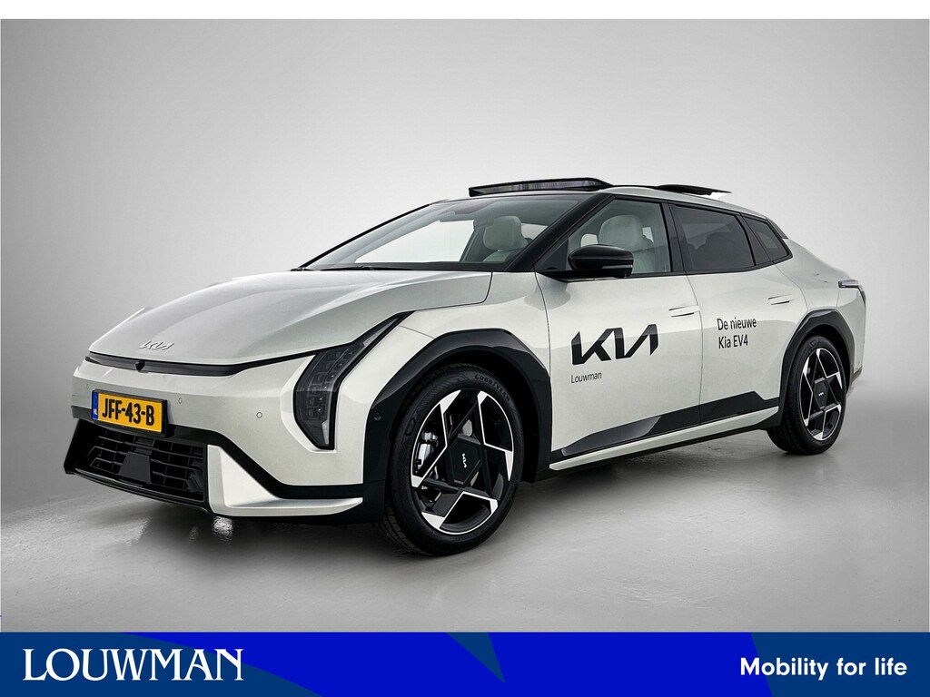 Kia EV4 GT-PlusLine 81.4 kWh | 10 Jaar Garantie | Panoramadak | Leder | Vehicle to Load | Per direct leverbaar! |